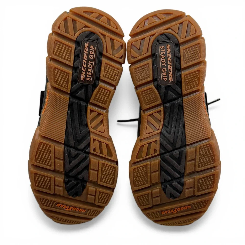 John Deere Skechers Slip-ins Waterproof Duck Boots Mens 8.5‎ Brown 256026 NWOB